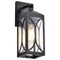 Nuvo Oaklyn - 1 Light Small Wall Lantern - Matte Black with Clear Glass 60/8121 - alternate 2